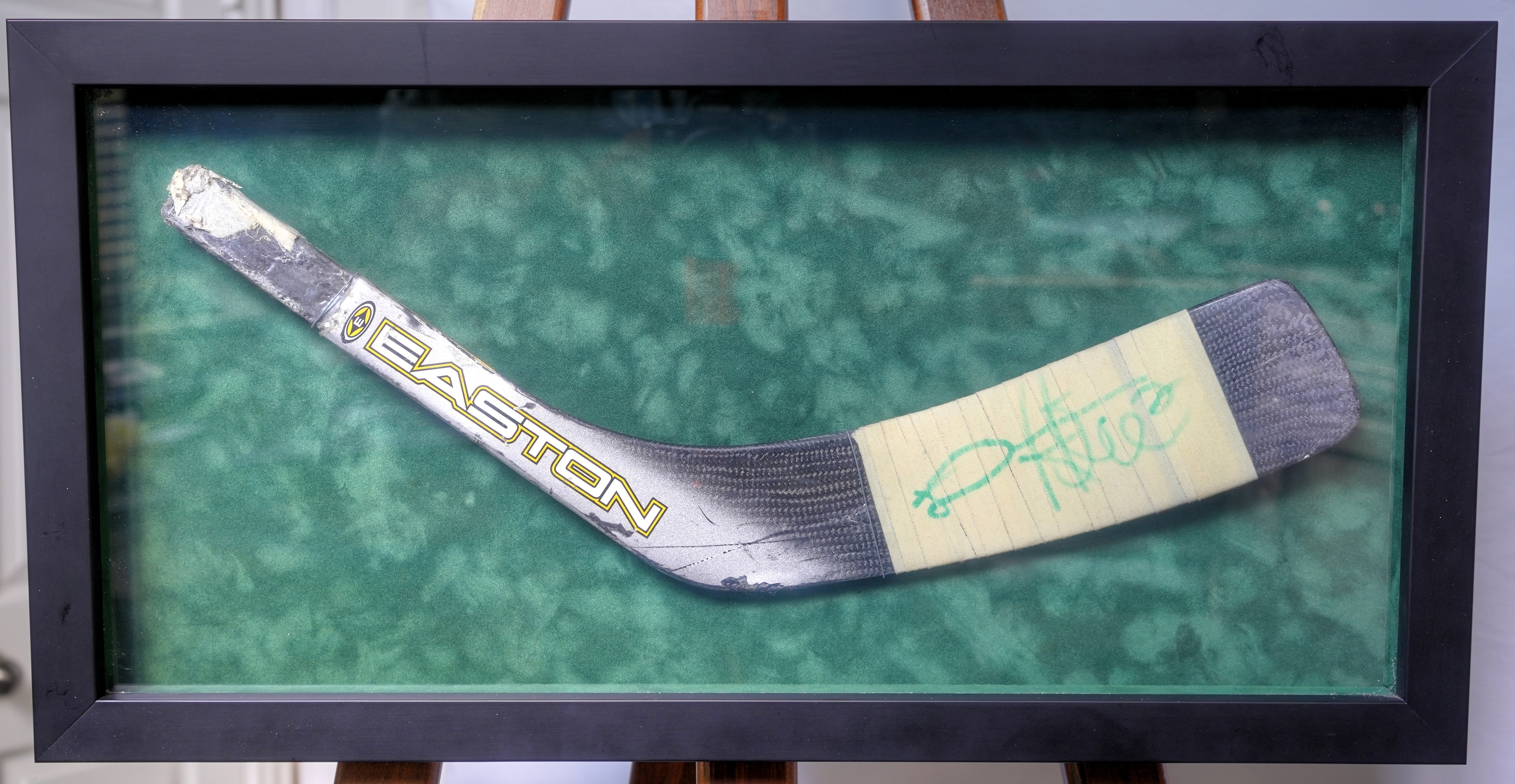 Autographed Stick Framed